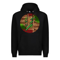 Black leopard lightning bolt Christmas Premium Hoodie - Jasminsmagicworld