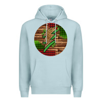 Blue Mist leopard lightning bolt Christmas Premium Hoodie - Jasminsmagicworld