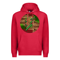 Cardinal leopard lightning bolt Christmas Premium Hoodie - Jasminsmagicworld