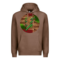 Chestnut leopard lightning bolt Christmas Premium Hoodie - Jasminsmagicworld