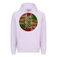 Lilac leopard lightning bolt Christmas Premium Hoodie - Jasminsmagicworld