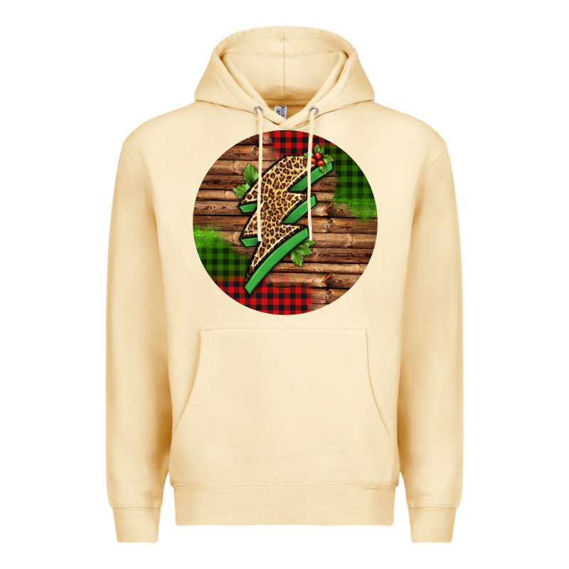 Leopard Lightning Bolt Christmas Premium Hoodie by Jasminsmagicworld | Teevron