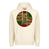 Sandshell leopard lightning bolt Christmas Premium Hoodie - Jasminsmagicworld
