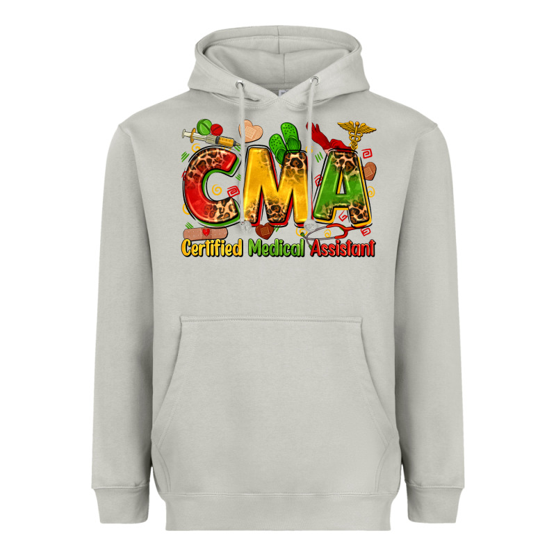 Certified Medical Assistant Juneteenth Heavyweight Hoodie by Zillion Design Studio | Teevron