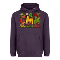 Plum Certified medical assistant juneteenth Heavyweight Hoodie - Zillion Design Studio