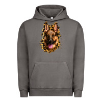 Pigment Tornado german shepherd leopard background Urban Hoodie - Jasminsmagicworld