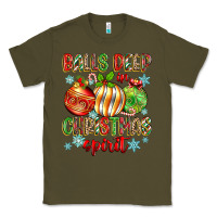 Army Green balls deep in christmas spirit Classic Tee - Zillion Design Studio