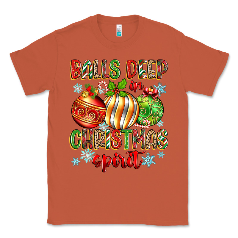 Balls Deep In Christmas Spirit Classic Tee by Zillion Design Studio | Teevron