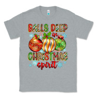 Heather Grey balls deep in christmas spirit Classic Tee - Zillion Design Studio