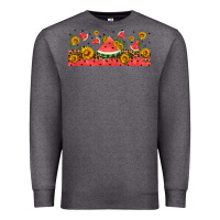 Charcoal Heather watermelon libbey cup Premium Sweatshirt - HRA Design Shop