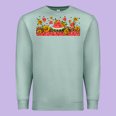 Watermelon Libbey Cup Premium Sweatshirt Designed By Hra Design Shop