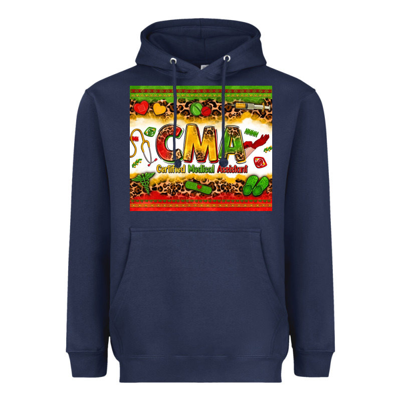 Certified Medical Assistant Juneteenth Heavyweight Hoodie by Zillion Design Studio | Teevron