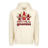 Sandshell chilling with my gnomies Premium Hoodie - NancyCooperArtShop