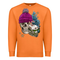 Carrot winter skeleton skull Premium Sweatshirt - FaDigitalArtStudio