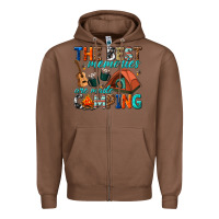 Chestnut the best memories are made camping Zipper Hoodie - texasbilliewilder