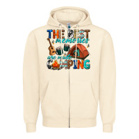 Sandshell the best memories are made camping Zipper Hoodie - texasbilliewilder