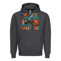 Smoke the best memories are made camping Zipper Hoodie - texasbilliewilder