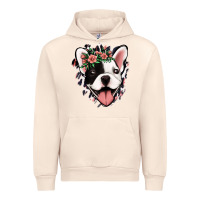 Sandshell french bulldog floral Urban Hoodie - Jasminsmagicworld