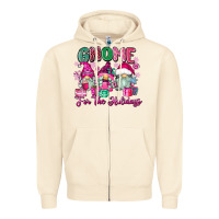 Sandshell gnome for the holidays Zipper Hoodie - Zillion Design Studio