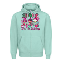 Seafoam gnome for the holidays Zipper Hoodie - Zillion Design Studio