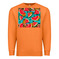 Carrot watermelon and sunflowers Premium Sweatshirt - HRA Design Shop