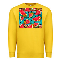 Lemon watermelon and sunflowers Premium Sweatshirt - HRA Design Shop