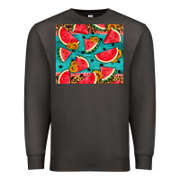Smoke watermelon and sunflowers Premium Sweatshirt - HRA Design Shop