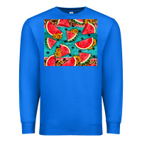 True Royal watermelon and sunflowers Premium Sweatshirt - HRA Design Shop
