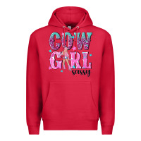 Cardinal cowgirl sassy with pink cowgirl Premium Hoodie - NancyCooperArtShop