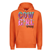 Carrot cowgirl sassy with pink cowgirl Premium Hoodie - NancyCooperArtShop