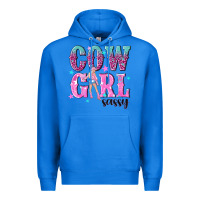True Royal cowgirl sassy with pink cowgirl Premium Hoodie - NancyCooperArtShop