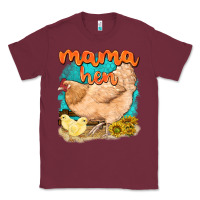 Burgundy mama hen with sunflowers Classic Tee - texasbilliewilder