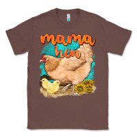 Chestnut mama hen with sunflowers Classic Tee - texasbilliewilder