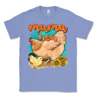 Colony Blue mama hen with sunflowers Classic Tee - texasbilliewilder