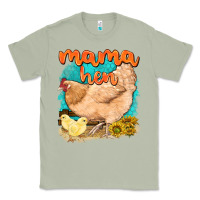 Matcha mama hen with sunflowers Classic Tee - texasbilliewilder