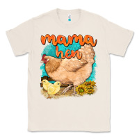 Natural mama hen with sunflowers Classic Tee - texasbilliewilder