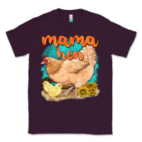 Plum mama hen with sunflowers Classic Tee - texasbilliewilder