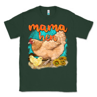 Sports Green mama hen with sunflowers Classic Tee - texasbilliewilder