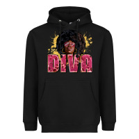 Black Diva juneteenth Heavyweight Hoodie - Zillion Design Studio