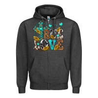 Charcoal Heather true love Zipper Hoodie - texasbilliewilder