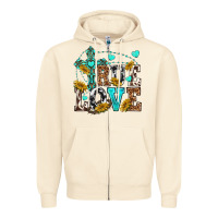 Sandshell true love Zipper Hoodie - texasbilliewilder