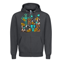 Smoke true love Zipper Hoodie - texasbilliewilder