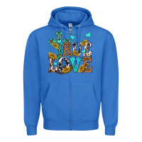 True Royal true love Zipper Hoodie - texasbilliewilder