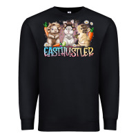 Black east hustler Premium Sweatshirt - RacoonDesign