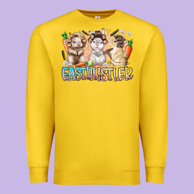 East Hustler Premium Sweatshirt Designed By Racoondesign