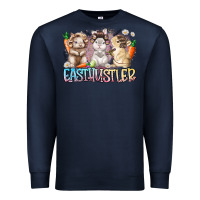Navy east hustler Premium Sweatshirt - RacoonDesign