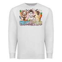 Oatmeal Heather east hustler Premium Sweatshirt - RacoonDesign