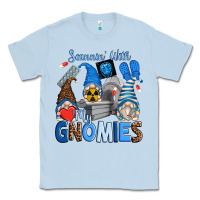 Dusty Blue scannin' with my gnomies Classic Tee - Zillion Design Studio