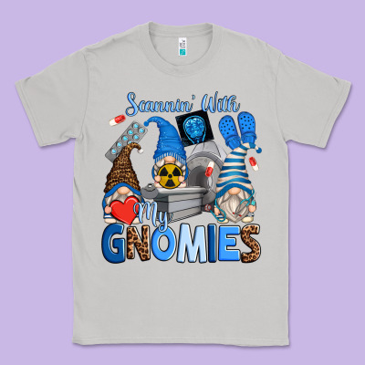 Scannin' With My Gnomies Classic Tee Designed By Zillion Design Studio