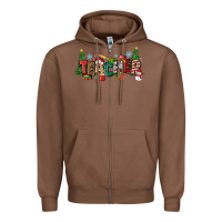 Chestnut Christmas teacher Zipper Hoodie - Zillion Design Studio